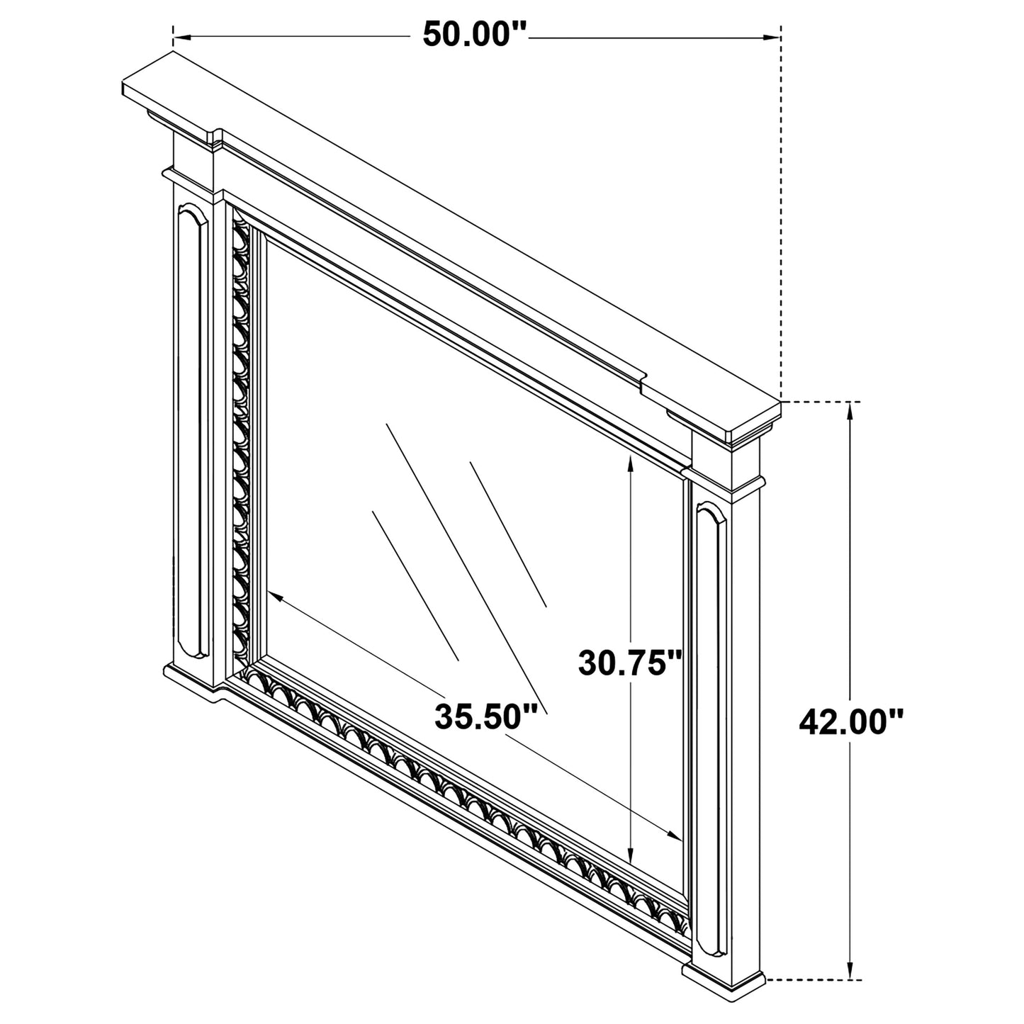 McKinney 5-piece Eastern King Bedroom Set Vintage White