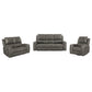 Brickston 3-piece Triple Power Reclining Sofa Set Charcoal