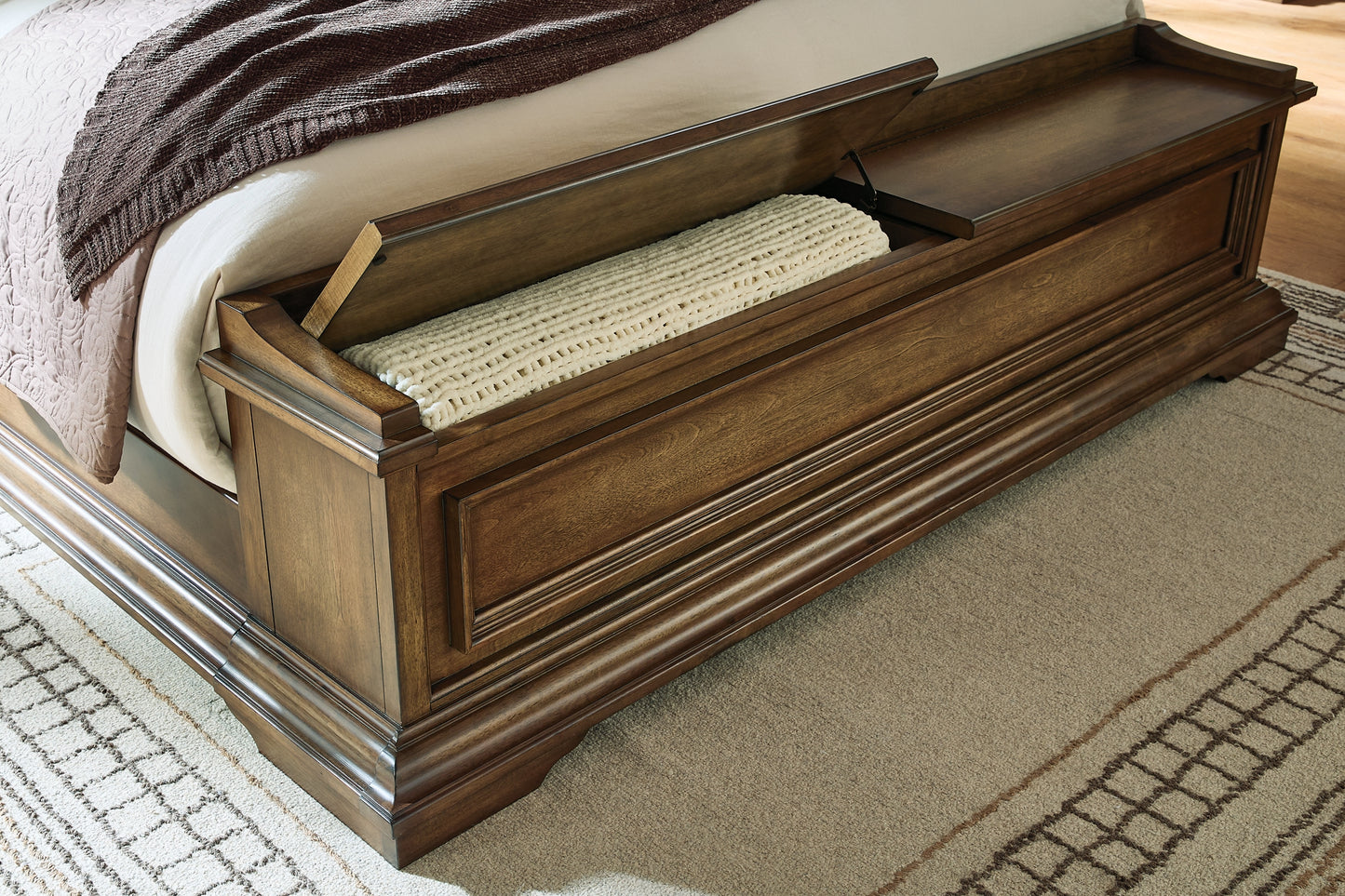 Frantanna King Panel Storage Bed