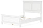 Fortman Full Panel Bed with Mirrored Dresser