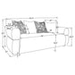 Jeanette 3-piece Fabric Upholstered Round Arm Sofa Set Beige