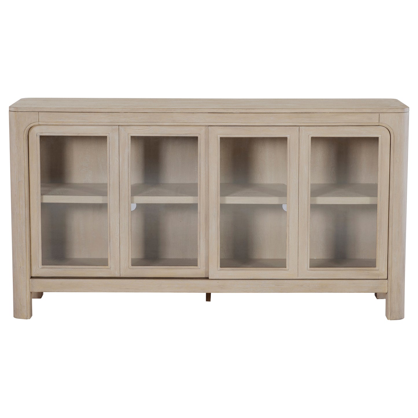 Solano Sliding Door Dining Sideboard Server Weathered Mango