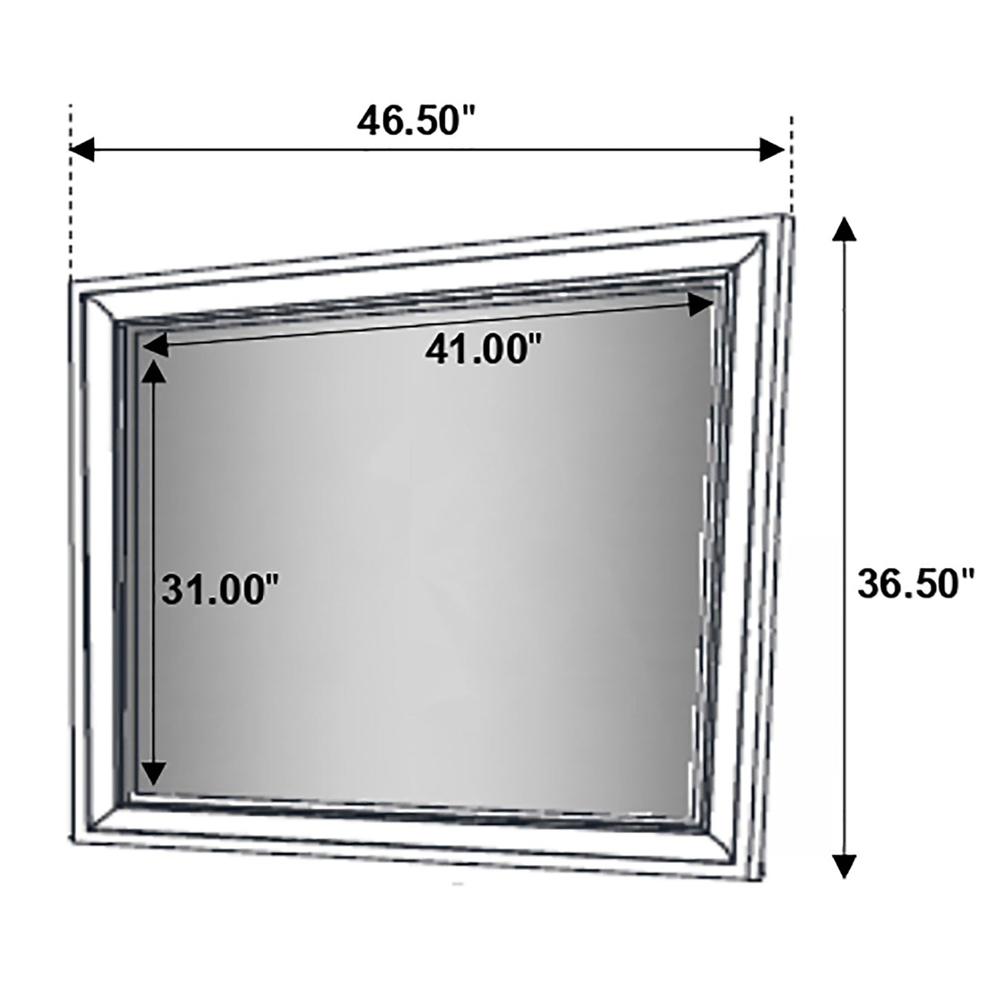 Miranda 5-piece Eastern King Bedroom Set White