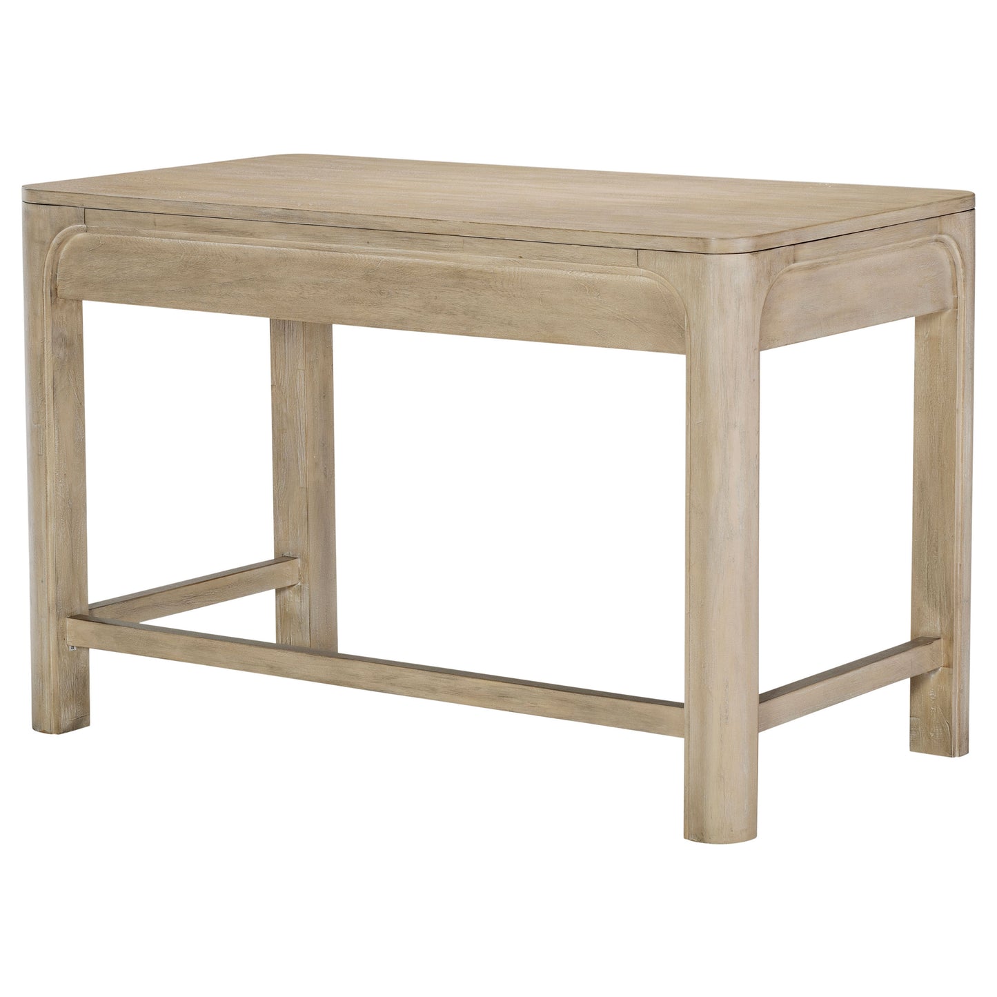 Solano 2-drawer Makeup Table Vanity Desk Weathered Mango