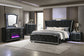 Lorient 5-drawer LED Chest of Drawers Black