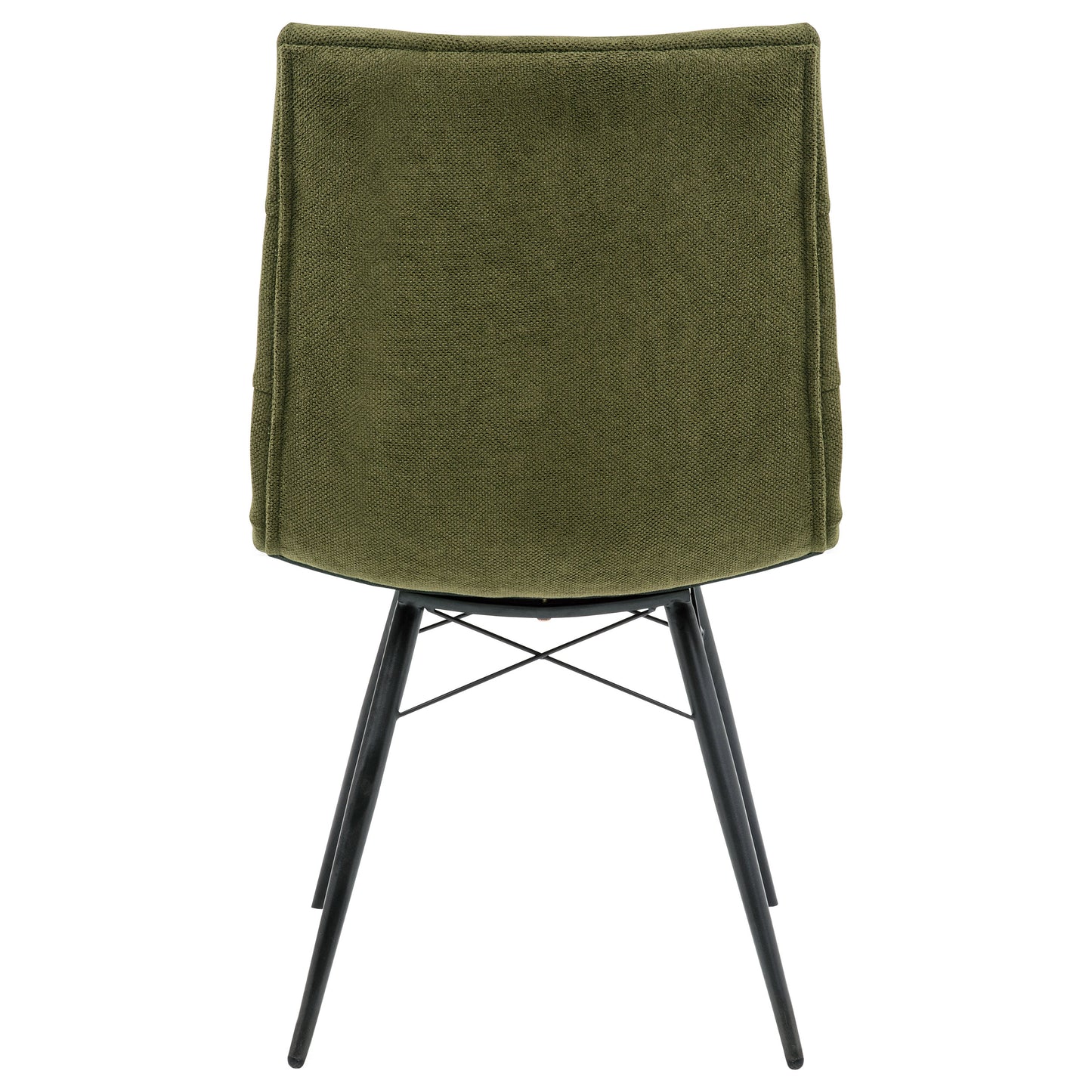 Aiken Fabric Upholstered Dining Side Chair Saddle Forest Green (Set of 4)