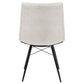 Aiken Fabric Upholstered Dining Side Chair Saddle Stone White (Set of 4)