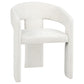 Carlow Upholstered Dining Arm Chair White (Set of 2)