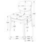 Benford Dining Side Chair Wood Seat Dark Brown (Set of 2)