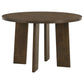Strouse 5-piece Dining Set Grey and Walnut