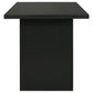 Decker 7-piece 70-inch Rectangular Counter Height Dining Set Black