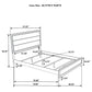 Valen Wood Full Panel Bed Light Taupe