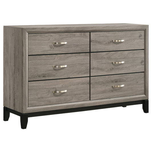 Shop Watson 6-drawer Dresser Grey Oak at JB's Furniture Milwaukee's best furniture store. Shop Watson 6-drawer Dresser Grey Oak at JB's Furniture Milwaukee's best furniture store.