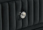 Ravenne 4-piece Velvet Upholstered California King LED Bedroom Set Black