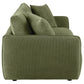Elysia Chenille Upholstered Modular Lounge Loveseat Green