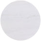 Jason Round White Marble Top Coffee Table Honey Brown