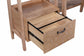 Fabian 2-piece 3-shelf Bookshelf with Drawer Distressed Light Brown