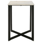 Tobin 2-piece Marble Top Coffee and End Table Set White