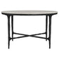 Hermas 2-piece Round Marble Coffee and End Table Set White