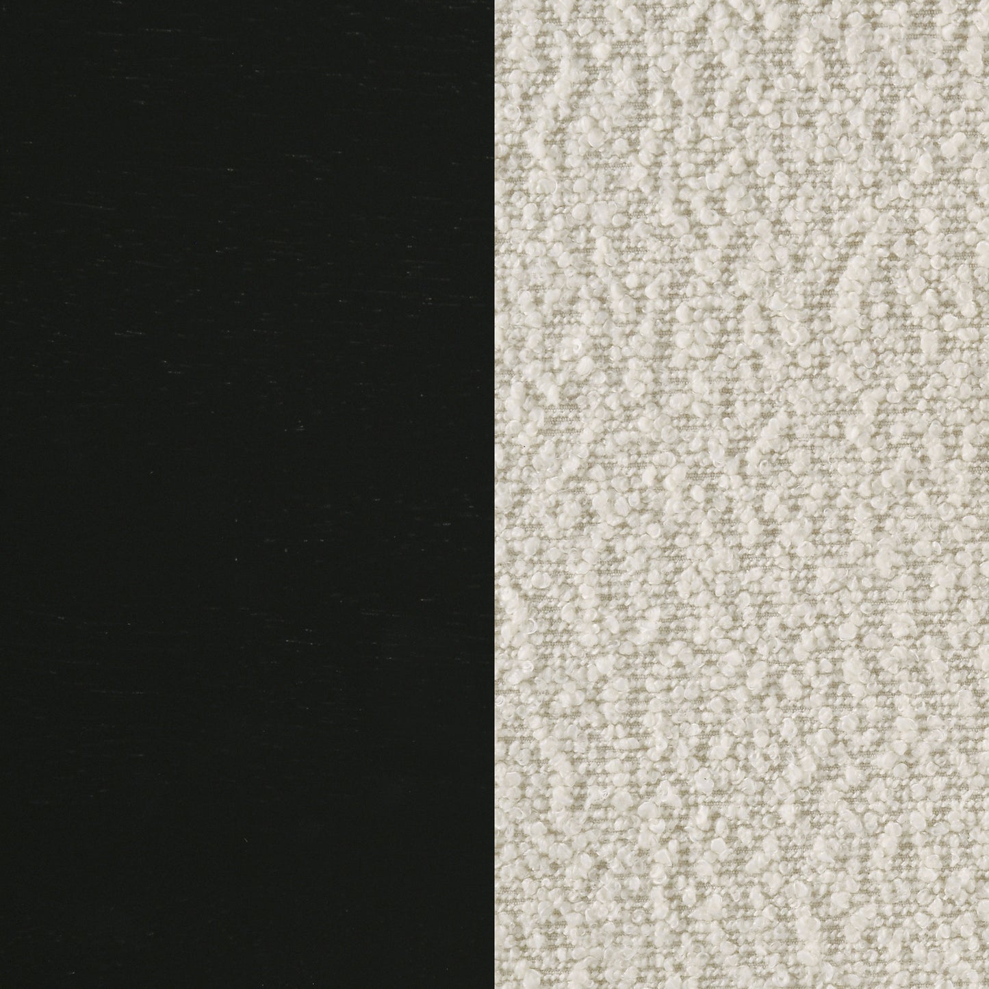 Kehoe Upholstered Dining Side Chair Cream and Black (Set of 2)