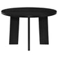Strouse 5-piece Dining Set Wheat and Black