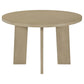 Strouse 5-piece Dining Set Wheat and Natural Oak