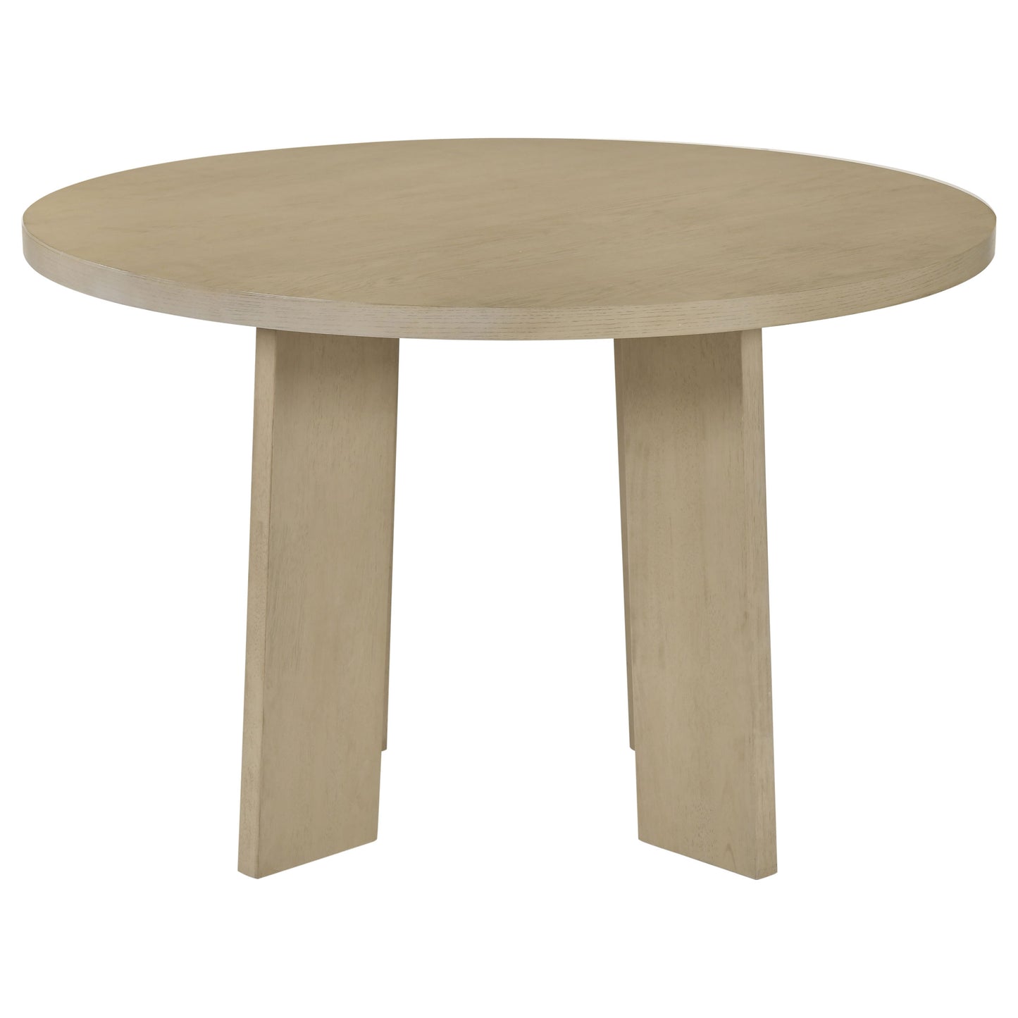 Strouse 5-piece Dining Set Cream and Natural Oak