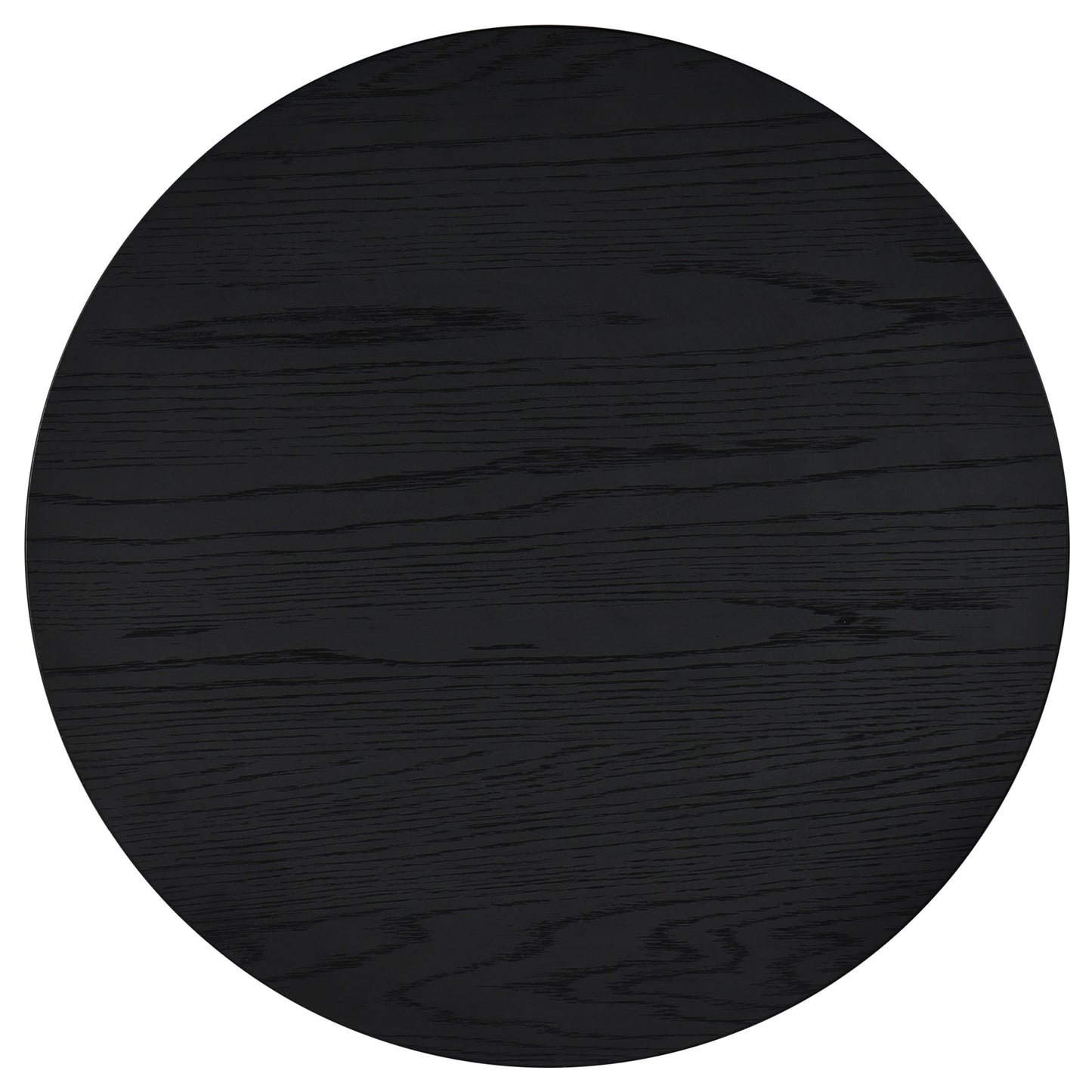 Sweeney 24-inch Round Wood Occasional Side End Table Black