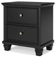 Lanolee Twin Panel Storage Bed, Dresser, Mirror and Nightstand