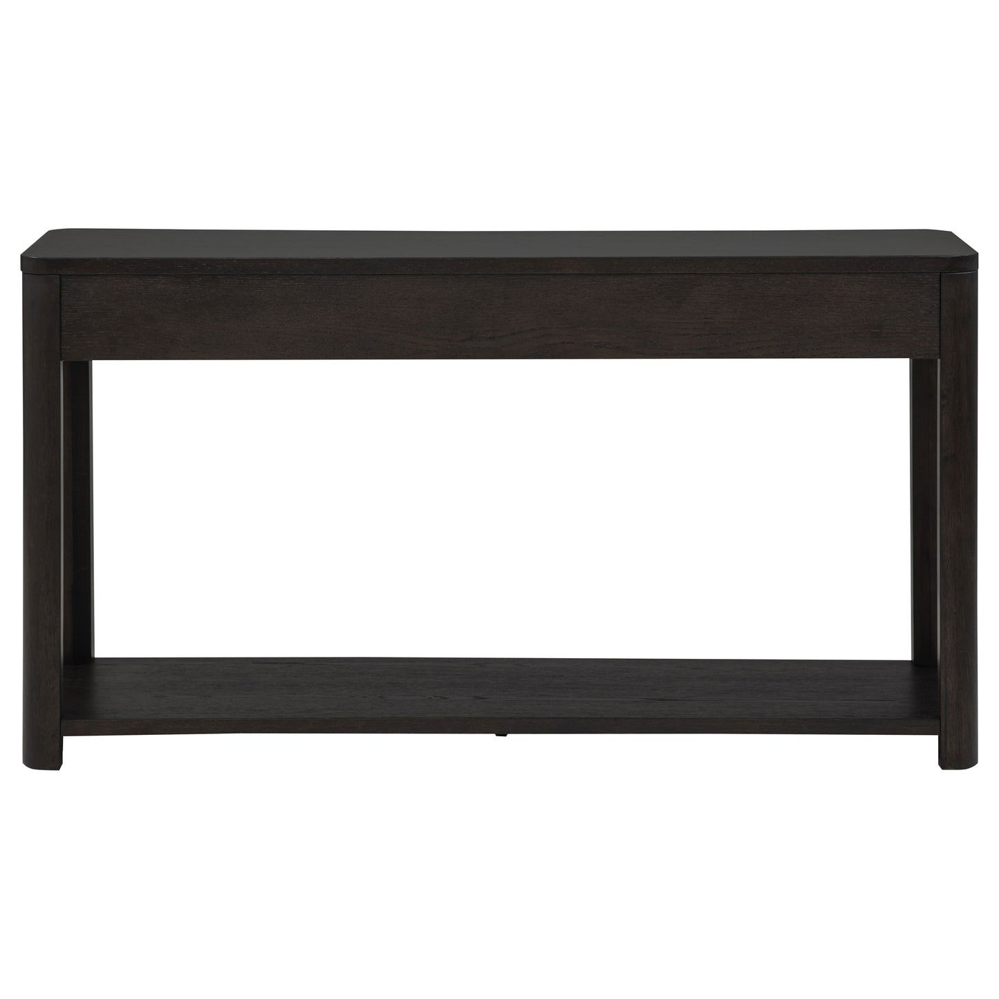 Marcelo Sofa Console Table with 2 Drawers and Shelf Coffee