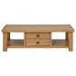 Beasley 2-Piece Wood Coffee Table Set Golden Oak