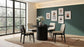 Redbridge Velvet Upholstered Side Chair Cream and Black (Set of 2)