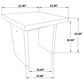 Decker 2-piece Coffee and End Table Set Black