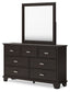 Covetown Queen Panel Bed, Dresser, Mirror, Chest and Nightstand
