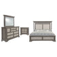 Cresswell 4-piece Eastern King Bedroom Set Weathered Taupe