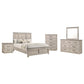 Nevado 5-Piece Queen Panel Bedroom Set Grey and Weathered Taupe
