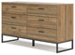 Deanlow Six Drawer Dresser