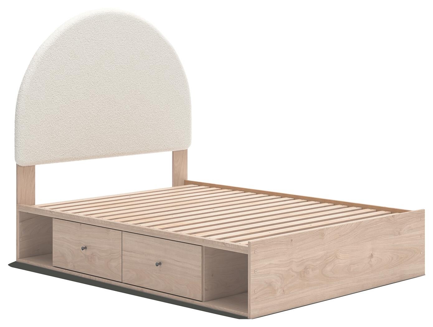 Arloster Full Upholstered Panel Bed with Storage