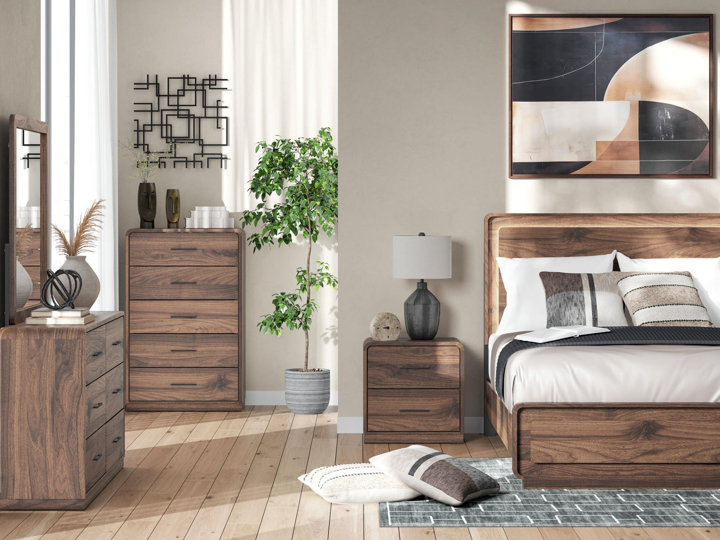 Fortlorn Two Drawer Night Stand