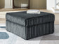 Midnight-Madness Oversized Accent Ottoman