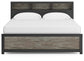 Broachmyn King Bookcase Panel Bed