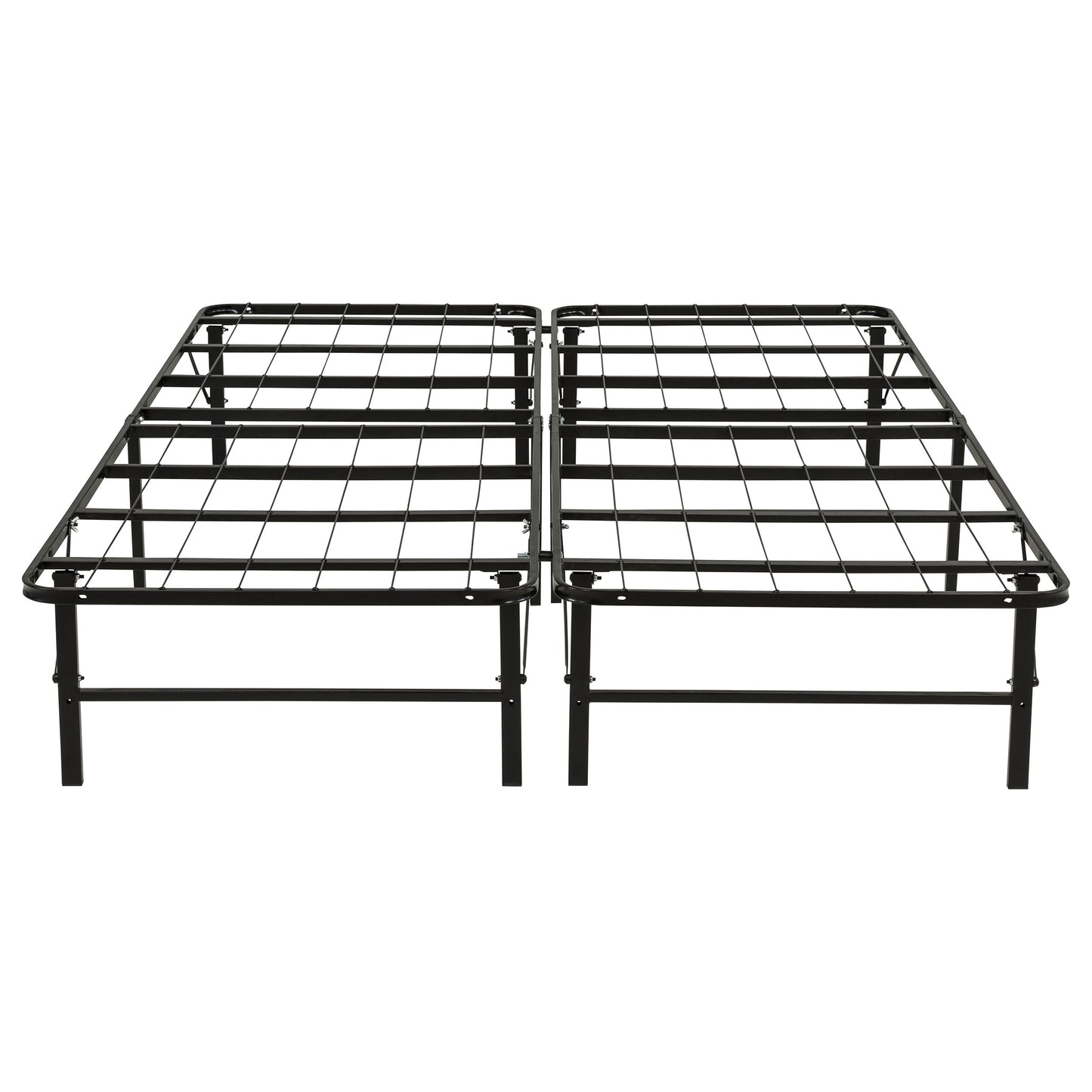 Kramer Queen Folding Metal Platform Bed Frame Black