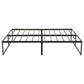 Gates Full Heavy-Gauge Metal Platform Bed Frame Black