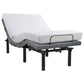 Weston Twin Dual-Motor Massage Adjustable Bed Base in Black and Grey