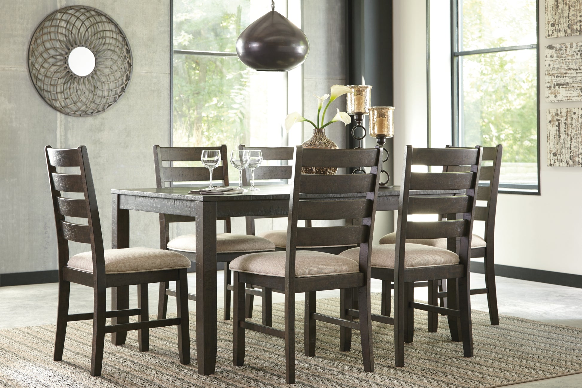 Rokane Dining Room Table Set (7/CN) JB's Furniture  Home Furniture, Home Decor, Furniture Store