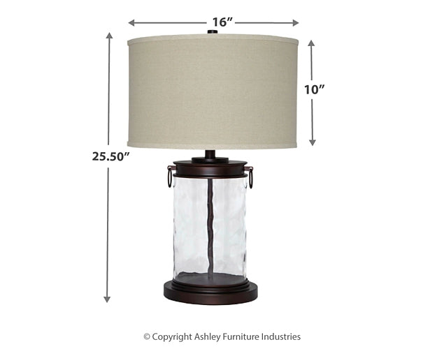 Tailynn Glass Table Lamp (1/CN) JB's Furniture  Home Furniture, Home Decor, Furniture Store