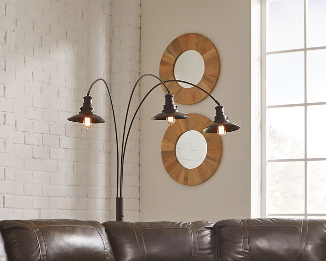 Sheriel Metal Arc Lamp (1/CN) JB's Furniture  Home Furniture, Home Decor, Furniture Store