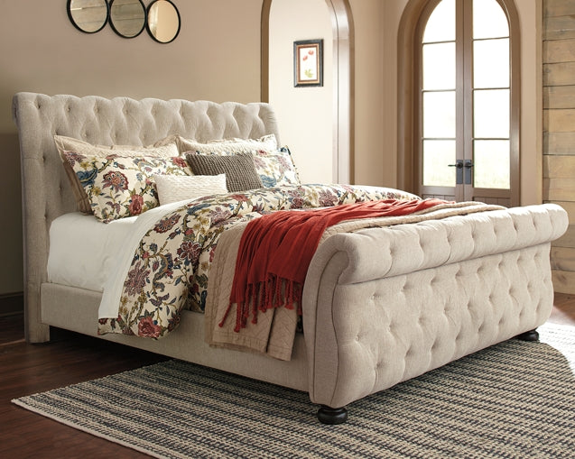 Willenburg Queen Upholstered Sleigh Bed JB's Furniture  Home Furniture, Home Decor, Furniture Store