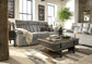 Mitchiner REC Sofa w/Drop Down Table JB's Furniture  Home Furniture, Home Decor, Furniture Store