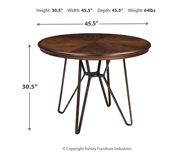 Centiar Round Dining Room Table JB's Furniture Furniture, Bedroom, Accessories